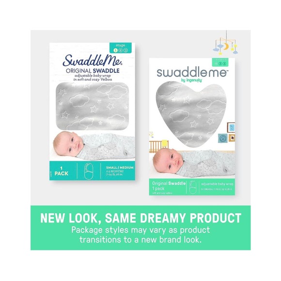 SwaddleMe by Ingenuity Original Swaddle - Size Small/Medium * Baby106 - Picture 4 of 5